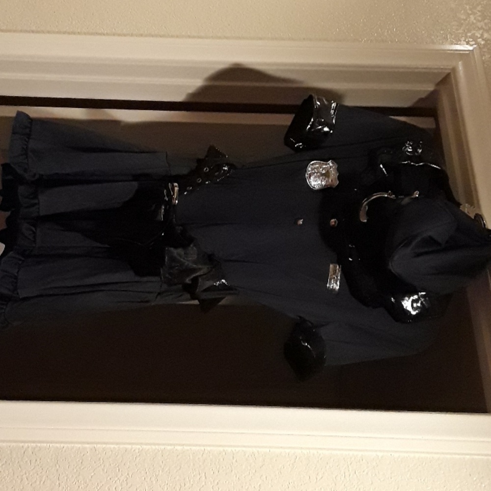 Police woman costume womens medium